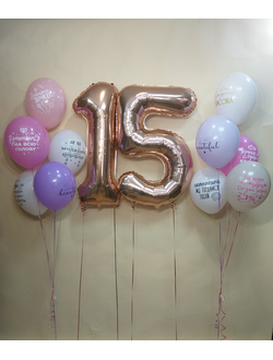 Композиция "15 Любимой дочке"