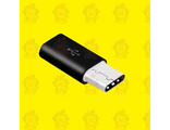 Переходник USB Type-C Male to Micro USB Adapter Connector (Black)