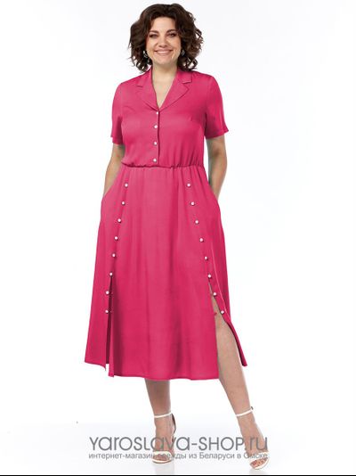 Модель: 2338. Платье женское А-силуэта с отрезной талией из вискозы