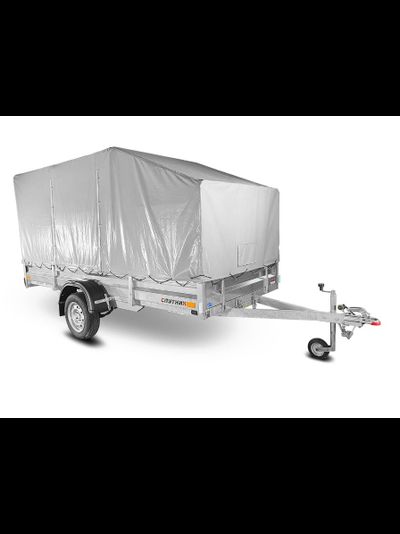 Прицеп «Спутник PRO» (3440x1440x330) оцинкованная рама, с силовым подрамником, LED оптика