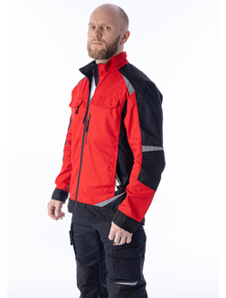 Куртка BRODEKS KS 202 цв. красный/чёрный