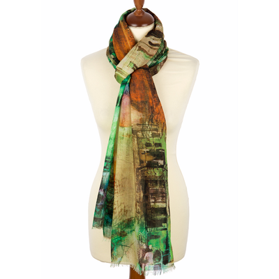 Павловопосадский палантин 10168-10