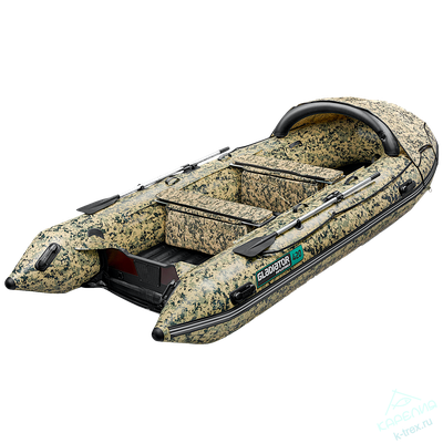Лодка ПВХ Gladiator AirPro E420Pro НДНД Camo