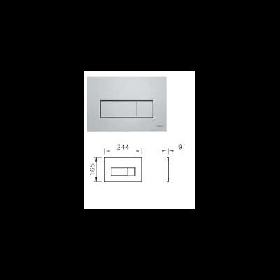 Комплект: подвесного безободкового унитаза VitrA Zentrum (с сиденьем микролифт, инсталляцией и кнопкой Root Square), 9875B003-7201