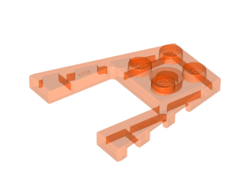Wedge, Plate 4 x 4, Trans-Neon Orange (43719 / 6124831)
