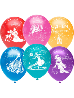 Принцессы Диснея, С Днем Рождения! (1шт)