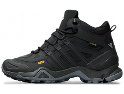 Adidas Terrex Mid Gore-Tex Black Grey Winter мужские
