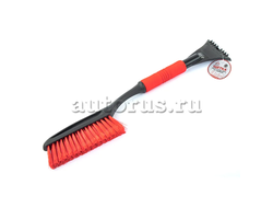 Щетка для очистки снега 60 см со скребком и мягкой ручкой Arnezi A0401042