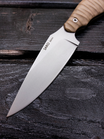 нож БЕЛКА сталь AUS10, рукоять G10, цвет ТАН