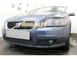 Защита радиатора Volvo C30 2006-2010 black PREMIUM