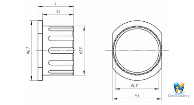 Втулка для ⌀4.9 Dentium