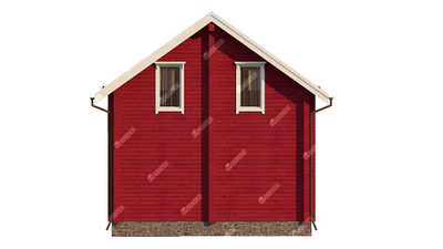 Дом из клееного бруса "Коломна", 110 м2