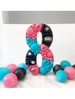 Цифра мозаика в стиле Тик-Ток