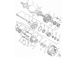 Балка с редукторами 1788, 1792, 1794