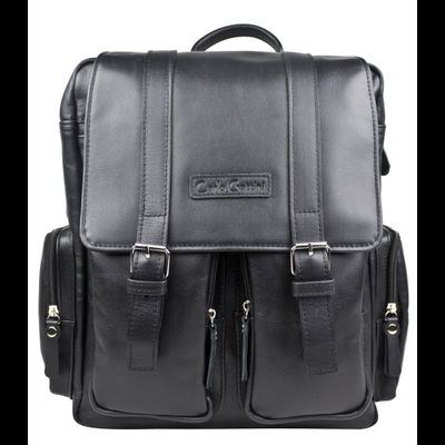 Кожаный рюкзак-сумка Fiorentino black (арт. 3003-01)