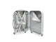 Пластиковый чемодан ABS серый размер S