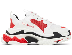 Balenciaga Triple S Sneaker White Black Red