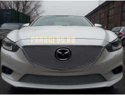 Защита радиатора Mazda 6 2012-2015 chrome низ PREMIUM