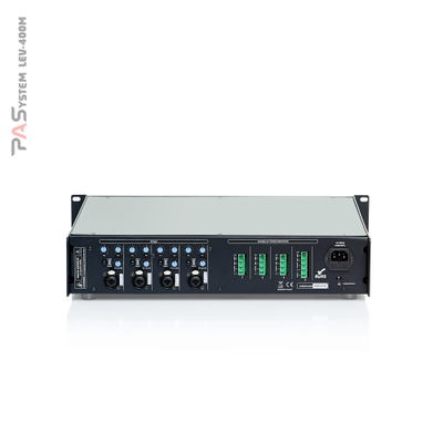 Трансляционный Микшер-усилитель PASystem LEV-400M
