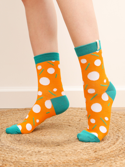 НОСКИ ПРИЯТНО "КРУГИ НА ОРАНЖЕВОМ"