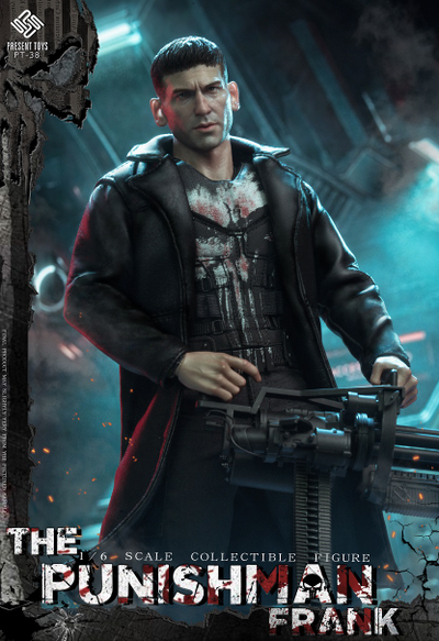 Каратель (Джон Бернтал, The Punisher)  - КОЛЛЕКЦИОННАЯ ФИГУРКА 1/6 scale The Punishman Frank (PT-sp38) - PRESENT TOYS