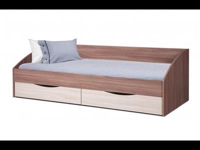 Кровать Фея 3 (симм) Белый (Олмеко)