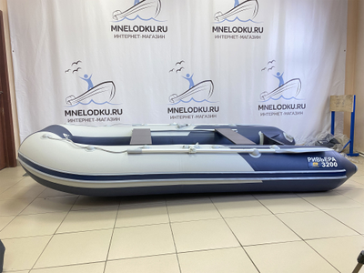 Ривьера Компакт 3200 НДНД светло-серый/синий комби - MNELODKU.RU