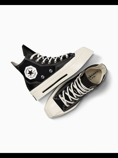 Черные кеды Converse Chuck 70 De Luxe Squared