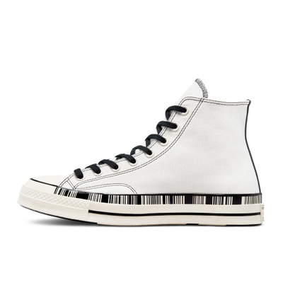 Заказать онлайн Converse Chuck Taylor 70 штрих код белые A02601C