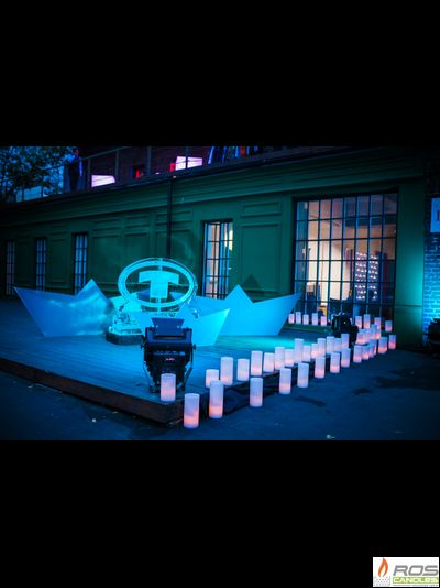 Светодиодные LED свечи, цвет "Янтарный"