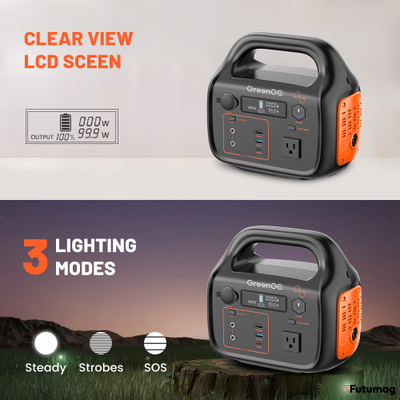 Портативная зарядная станция GREENOE Portable Power Station 299 Wh