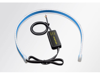 Гибкие ходовые огни с бегущим поворотником, 60см, 9-16v (комплект, 2шт)