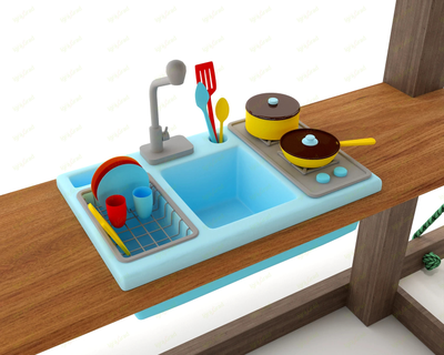 Детская площадка IgraGrad Панда Фани с балконом мод.1 и трубой 2.1м фото 2