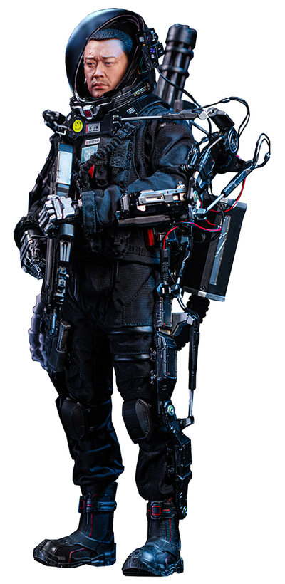 Пулеметчик в экзоскелете (Чжан Сяоцян, "Блуждающая Земля") - Коллекционная ФИГУРКА 1/6 CN171-11 rescue unit Zhang Xiaoqiang (DMS035) - DAMTOYS