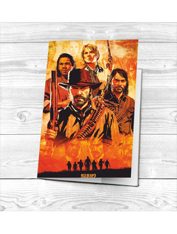 Обложка на паспорт Red Dead Redemption 2  № 1