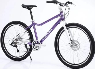 Горный велосипед Timetry TT073 7 ск 27.5" фиолетовый, рама 17"
