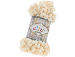 Puffy (Alize)  пряжа цвет № 742 ванильный