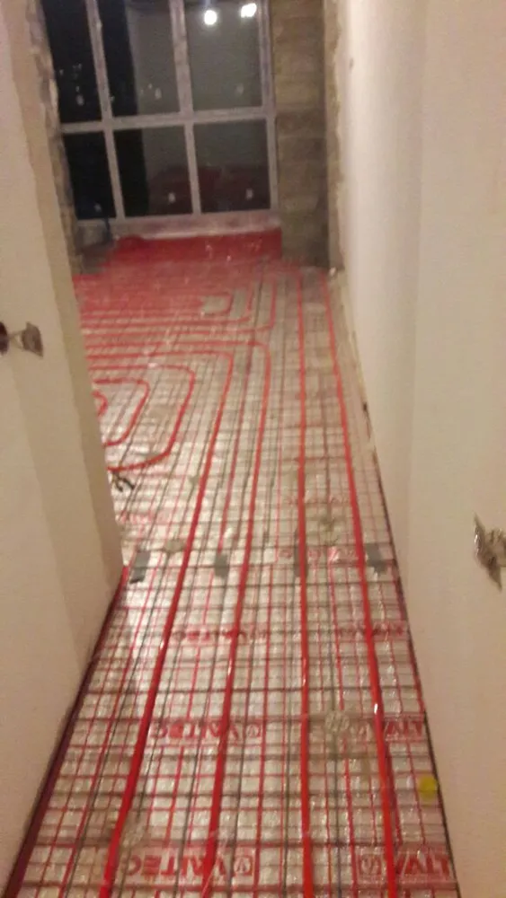 Контур водяного теплого пола в квартире