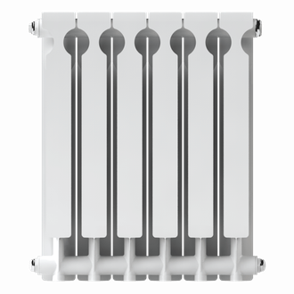 Алюминиевый радиатор НРЗ 500/100, 6 секций