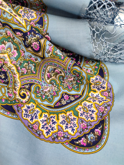 Павловопосадский платок Шамаханская царица 1857-11