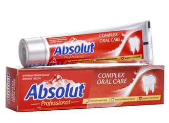 Зубная паста Absolut PRO Complex oral care Комплексная защита полости рта (в пенале), 110г ВЕСНА