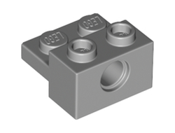 Technic, Brick Modified 1 x 2 with Hole and 1 x 2 Plate, Light Bluish Gray (73109 / 6326478)