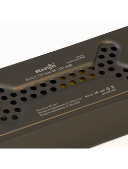 Блок питания 60W 24V IP20 Ultra Slim (24V/2,5A/60W) (SEASTAR/IP20 сетка/2 года)