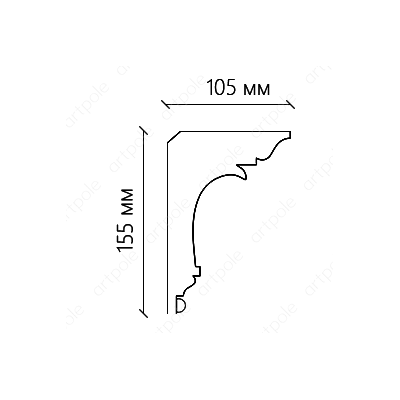 Карниз орнаментальный SK171