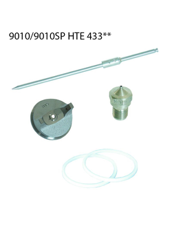 Набор сменных сопел для краскопультов Asturomec 9010 HTE и 9010/SP HTE 433**