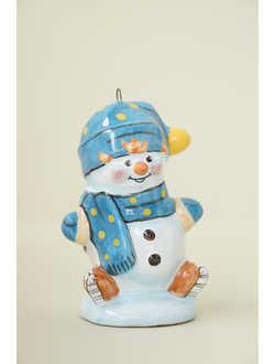 Снеговик на коньках (спортсмен)