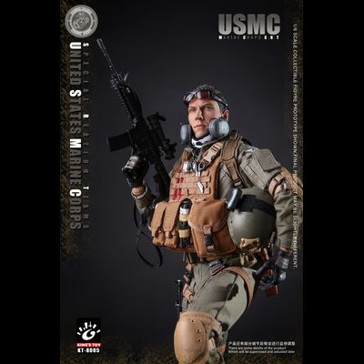 Спецназ морской пехоты США - Коллекционная ФИГУРКА 1/6 USMC SRT Marine Corps Special Response Team (KT-8005) - KING'S TOY