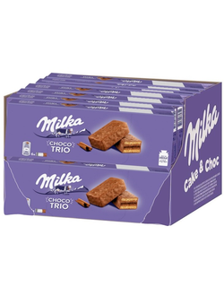Шоколадный бисквит Milka Choco Trio