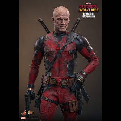 Дэдпул в бою  ("Дэдпул и Росомаха") - Коллекционная фигурка 1/6 Deadpool (Battling Version) (MMS782) - Hot Toys