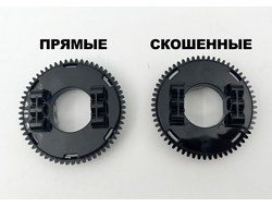 ! Б/У - Technic Turntable 60 Tooth with Black Top with Beveled Teeth 18939 / 18938, Light Bluish Gray (18939c06) - Б/У